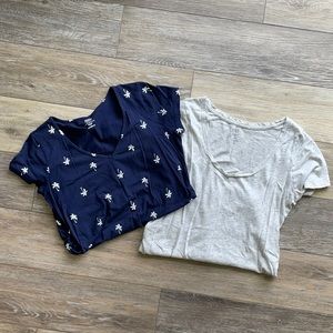 Closet closing, make offer! Two Old Navy Maternity Tops S